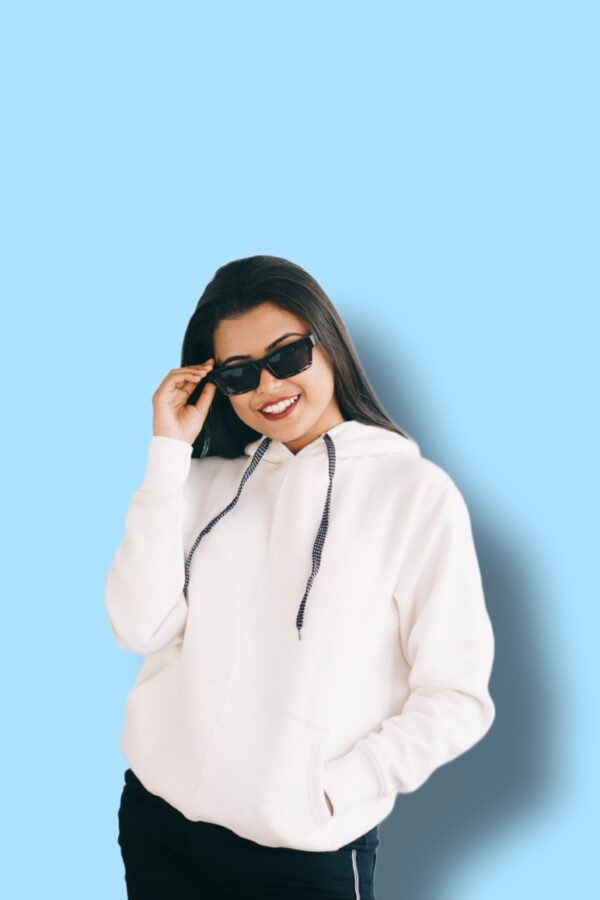 Unisex Winter White Hoodie